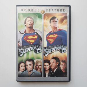 Superman III & IV Double Feature DVD Warner Bros. Release